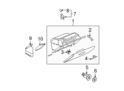 2005 Pontiac Grand Prix Glove Box Diagram