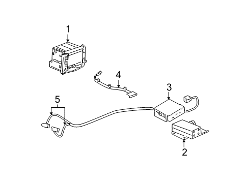 2007 Cadillac CTS Navigation System Diagram