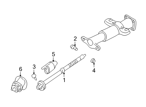 1997 Chevy C1500 Lower Steering Column Diagram 2 - Thumbnail