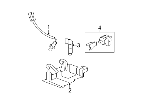 2009 Chevy Equinox Emission Components Diagram 2 - Thumbnail