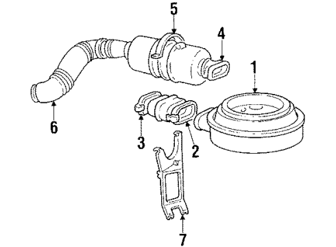 1986 GMC K3500 Air Inlet Diagram 4 - Thumbnail