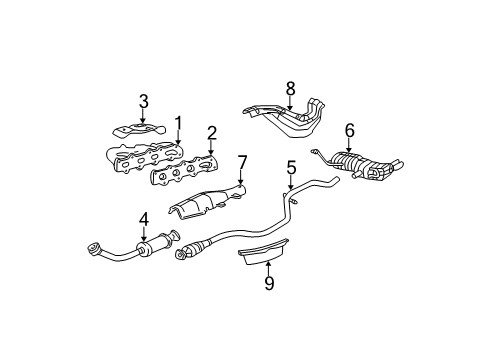 2004 Oldsmobile Alero Exhaust Manifold Diagram