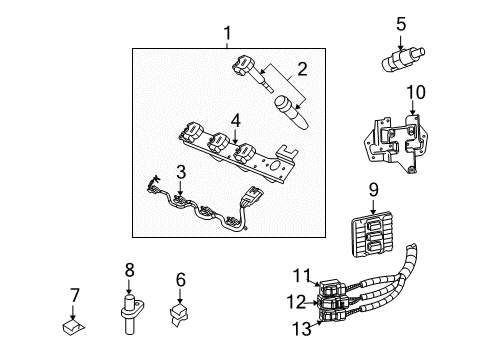 2005 Cadillac XLR Ignition System Diagram