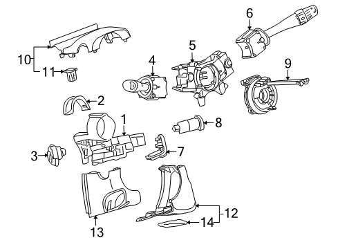 2006 Pontiac Solstice Anti-Theft Components Diagram