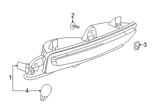 2018 Cadillac ATS Bulbs Diagram 9 - Thumbnail