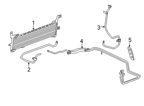 2011 Cadillac CTS Trans Oil Cooler Diagram 4 - Thumbnail