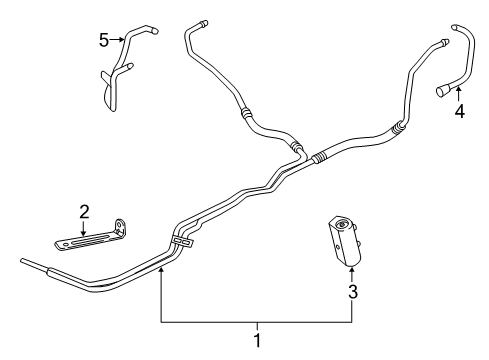 2018 Cadillac Escalade ESV Trans Oil Cooler Diagram 3 - Thumbnail