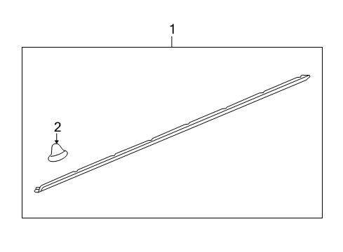 2012 Chevy Equinox Exterior Trim - Pillars, Rocker & Floor Diagram