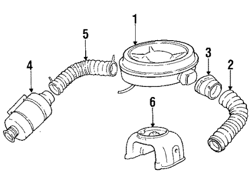 1985 Buick Regal Air Inlet Diagram 3 - Thumbnail