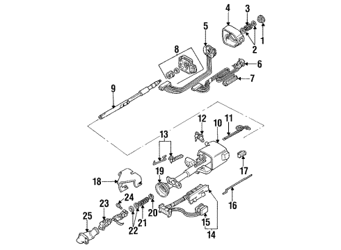 1991 Buick Regal Ignition Lock, Electrical Diagram 2 - Thumbnail