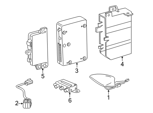 2017 Chevy Malibu Communication System Components Diagram