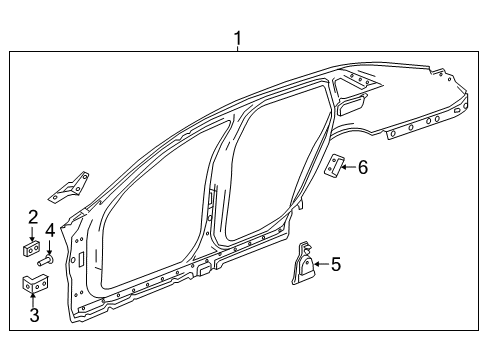 2019 Cadillac CT6 Uniside Diagram