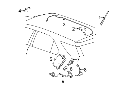 2012 Chevy Equinox Communication System Components Diagram