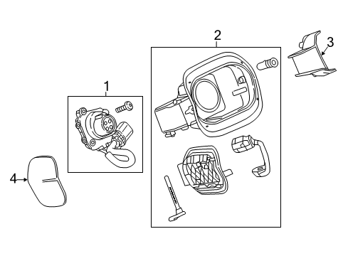 2017 Cadillac CT6 Quarter Panel & Components Diagram 1 - Thumbnail