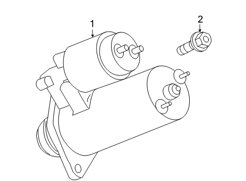 2010 Cadillac STS Starter, Electrical Diagram