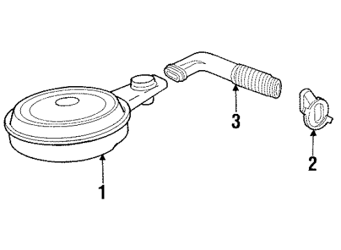 1992 Cadillac Brougham Air Inlet Diagram 2 - Thumbnail