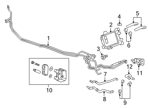 2017 Cadillac CT6 Hoses, Lines & Pipes Diagram 6 - Thumbnail