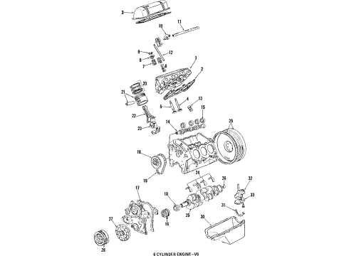 1989 Pontiac Firebird Engine Mounting Diagram