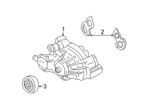 2007 GMC Sierra 1500 Water Pump Diagram