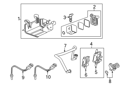 2015 Chevy Captiva Sport Emission Components Diagram