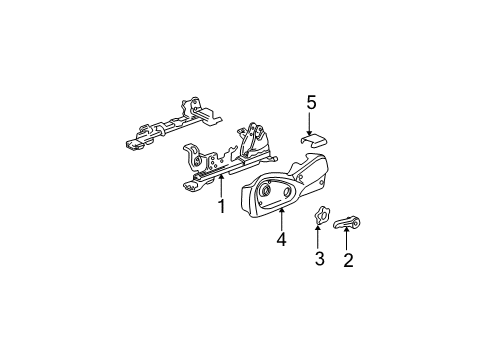 2005 GMC Envoy XUV Tracks & Components Diagram 2 - Thumbnail