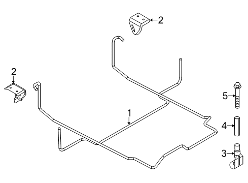 2017 Chevy City Express Spare Tire Carrier Diagram