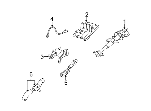 2007 Chevy Uplander Steering Column, Steering Wheel Diagram 1 - Thumbnail