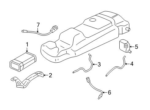 2005 Buick Rendezvous Emission Components Diagram 2 - Thumbnail