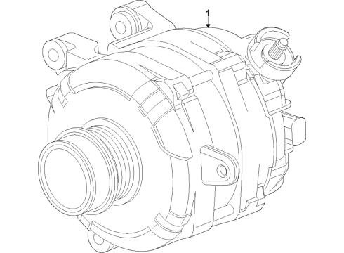 2020 Cadillac XT4 Alternator Diagram