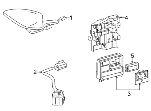 2019 Chevy Malibu Communication System Components Diagram