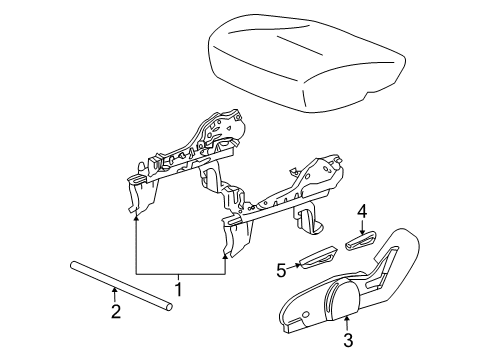 2007 Saturn Vue Tracks & Components Diagram 4 - Thumbnail