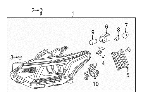 2019 Chevy Traverse Headlamps, Electrical Diagram 2 - Thumbnail