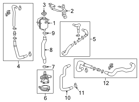 2022 Chevy Bolt EV Radiator & Components Diagram 2 - Thumbnail