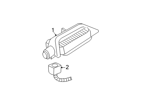 2001 Buick Century High Mount Lamps Diagram