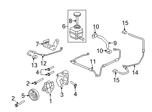 2009 Pontiac G8 Bolt, Heavy Hx Flange Head Reduced Body Diagram for 11589340