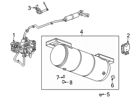 2022 GMC Hummer EV Pickup Shocks & Suspension Components - Rear Diagram