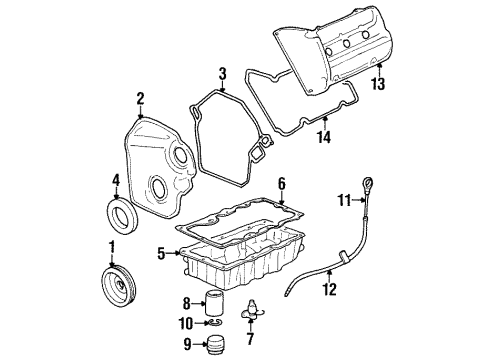 2001 Oldsmobile Intrigue Filters Diagram 1 - Thumbnail