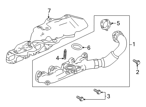 2018 GMC Terrain Exhaust Manifold Diagram 1 - Thumbnail