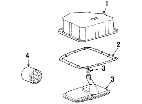 2002 Saturn SC2 Transaxle Parts Diagram