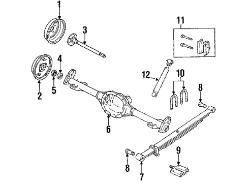 1992 Chevy S10 Rear Suspension Diagram 1 - Thumbnail