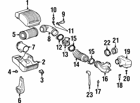 1998 GMC Yukon Powertrain Control Diagram