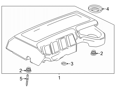 2018 Chevy Equinox Engine Appearance Cover Diagram 2 - Thumbnail