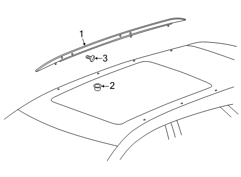 2021 Buick Enclave Luggage Carrier Diagram