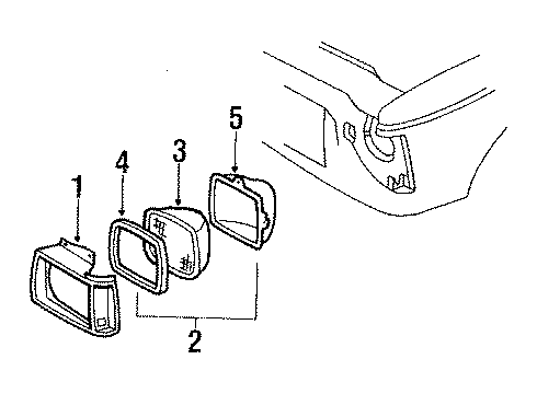 1987 Chevy S10 Headlamps, Electrical Diagram