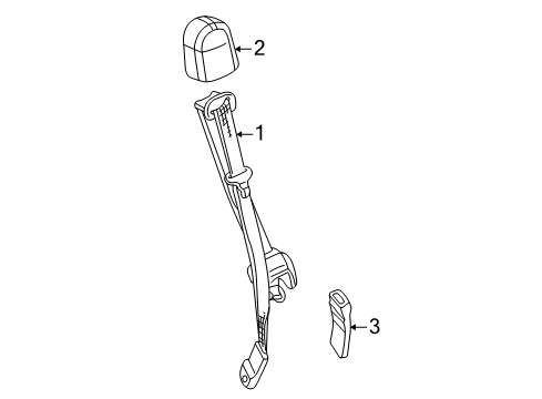 2008 Hummer H2 Front Seat Belts Diagram