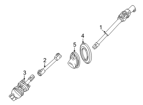 2020 Cadillac CT5 Lower Steering Column Diagram 2 - Thumbnail