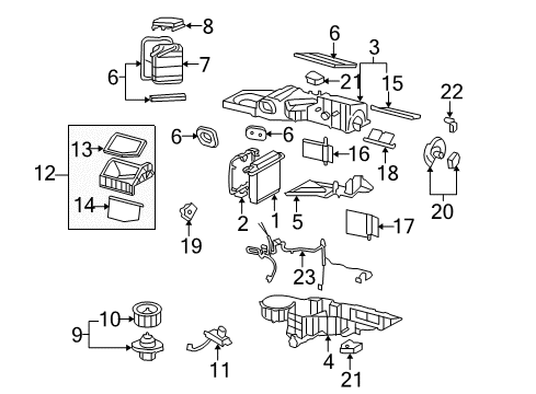 2013 GMC Yukon Air Conditioner Diagram 3 - Thumbnail