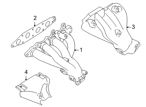 1999 Chevy Tracker Exhaust Manifold Diagram 2 - Thumbnail