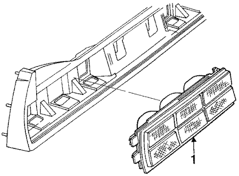 1984 Chevy Celebrity Tail Lamps Diagram 3 - Thumbnail