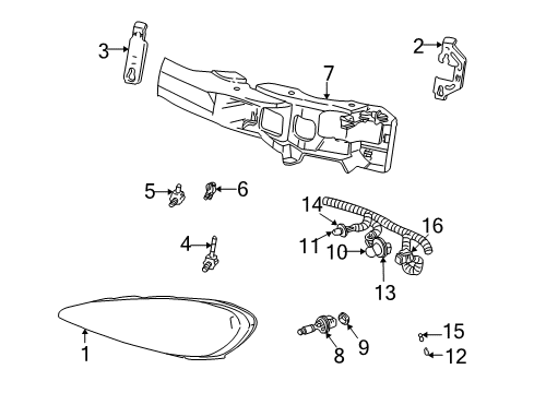 2003 Pontiac Grand Am Headlamps, Electrical Diagram